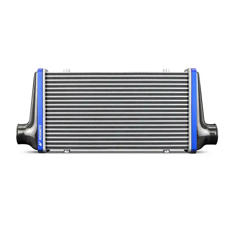 Mishimoto Universal Matte-Finish Carbon Fiber Intercooler – 525Mm Silver Core, C-Flow Design, Dg V-Band Compatible 1