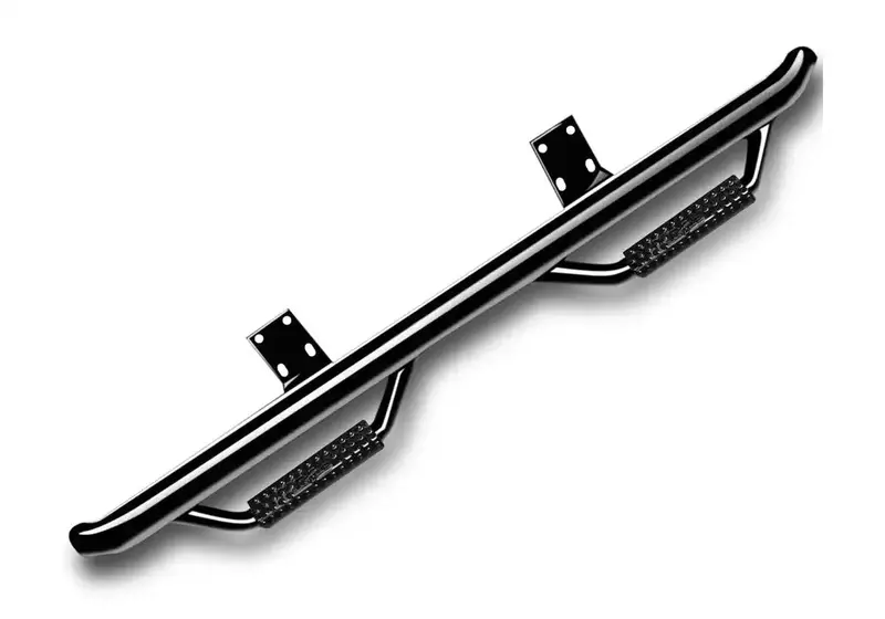 N-Fab D0984Cc Gloss Black Nerf Steps – Dual Step Design For 2009–2015 Ram 1500 & 2010–2018 Ram 2500/3500/4500/5500 Crew Cab 1