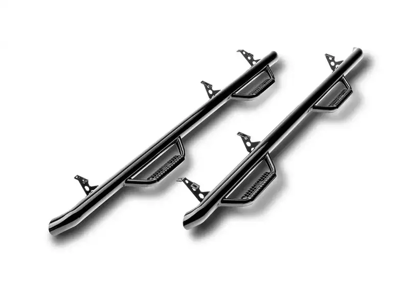 N-Fab J1866-Gb Gloss Black Nerf Steps – Walk-Under Design For 2018–2023 Jeep Wrangler Jl 4-Door 1