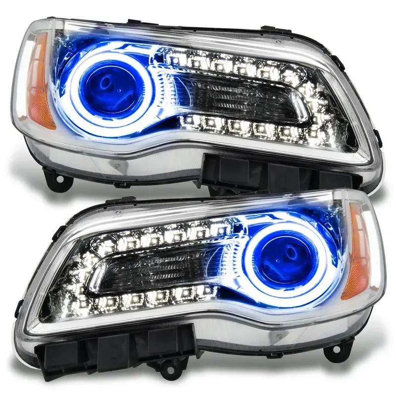 Oracle Lighting Smd Led Headlights – Pre-Assembled, Chrome Bezels, Blue Accent (Non-Hid) 1