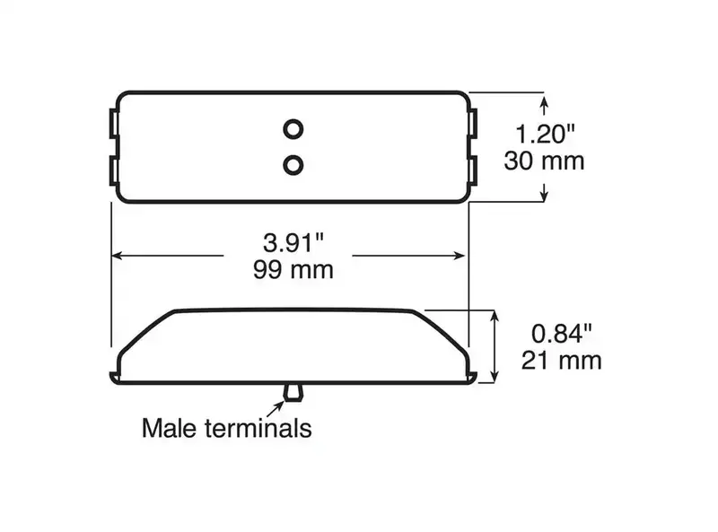 Red Led Clearance Light – Dot-Compliant Side-Marker Or Auxiliary Signal Lamp 1