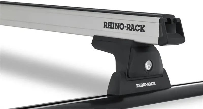 Rhino-Rack Ja6252 Heavy-Duty Rlt600 Track-Mount Roof Rack – Silver, 2-Bar System 1