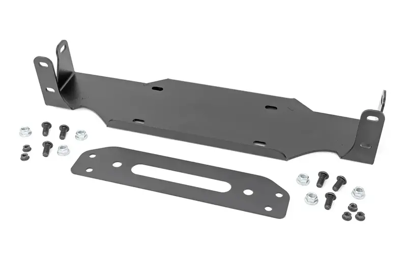 Rough Country 10652 Hidden Winch Mount Plate – Includes All Required Mounting Hardware 1