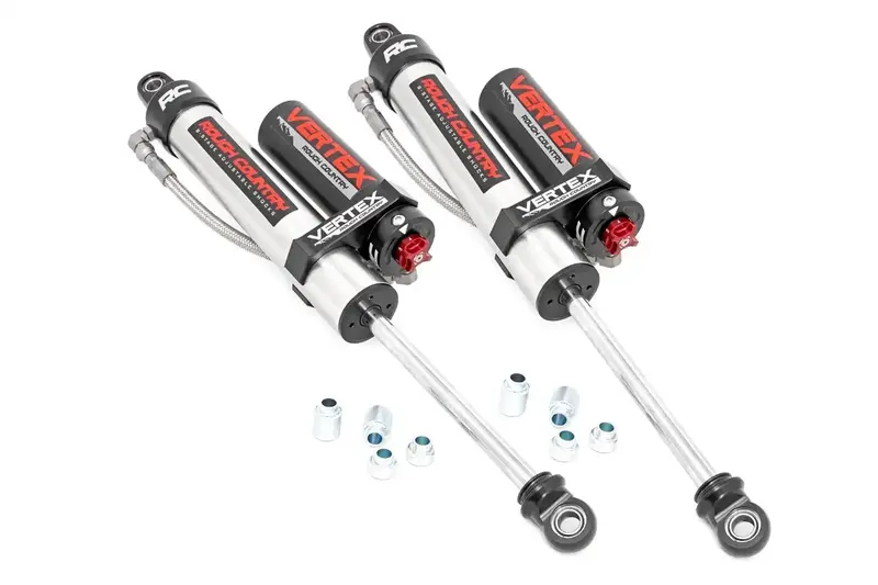 Rough Country 699024 Adjustable Vertex 2.5-Inch Diameter Rear Shock – 6-Inch Lift Capability 1