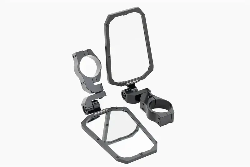 Rough Country Aluminum Utv Side Mirrors With 1.5–2-Inch Roll Cage Mount – Model 99209 1