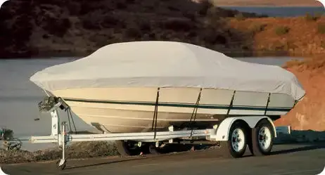 Taylor Made 70192 Boatguard Vinyl Cover – Designed For 21–23 Foot V-Hull Runabouts 1