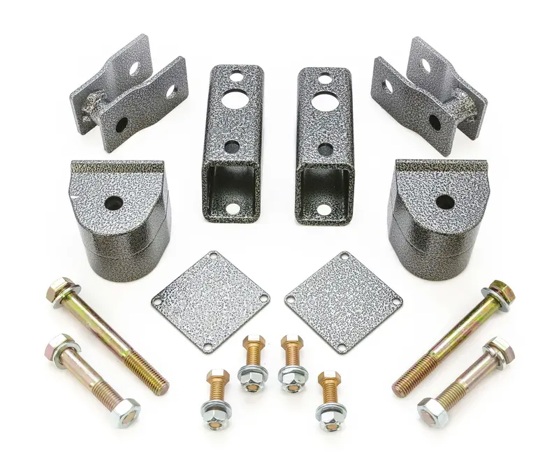 Trailfx 2.5-Inch Lift Spacer Kit With Shock Relocation Brackets, Brake Line Drops, And Sway Bar Drop Components 1