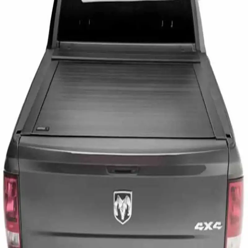 Trailfx Tfx25100 Manual Retractable Truck Bed Cover – Matte Black Aluminum 1