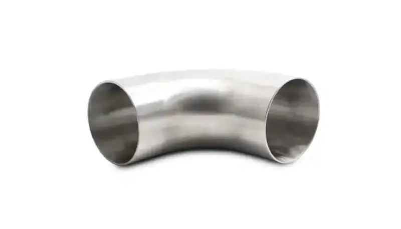 Vibrant Performance 3-Inch Od T304 Stainless Steel 90-Degree Mandrel Bend – 4.33-Inch Tangent, Extended Leg 1