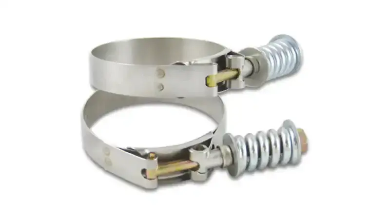 Vibrant Ss T-Bolt Clamps – 2-Pack, 3.78"–4.08" Od Range, Designed For 3.5" Id Couplings 1