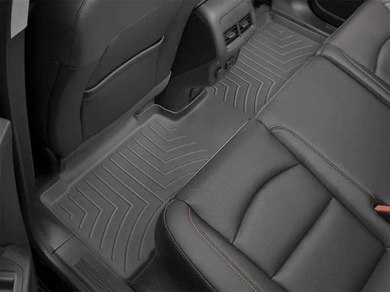 Weathertech Digitalfit Rear Floorliners – Two-Piece Black Set 1
