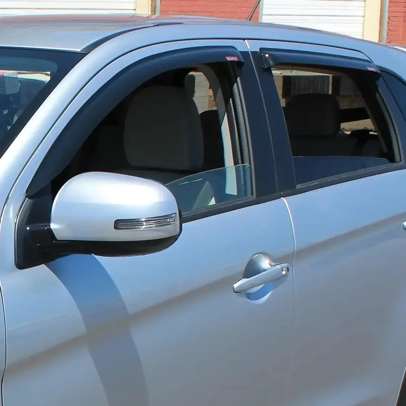 Westin 72-66480 Slim Smoke Wind Deflector – 4-Piece Set For Truck Cab Rooftop 1