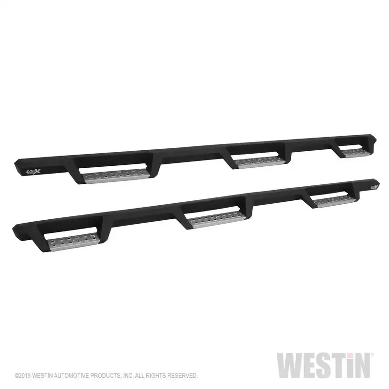 Westin Hdx Stainless Steel Drop Step Bars – Textured Black, 81-Inch Length For Crew Cab Trucks 1