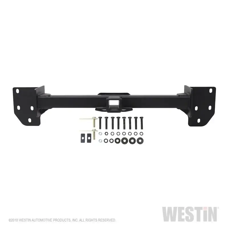 Westin Outlaw Bumper With Hidden Class Iv Receiver Hitch – Textured Black Finish, Model 58-81015H 1
