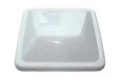 White Dome Cover For V3092 And V3094 Vent Models 1